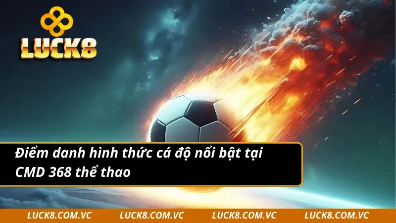 Hình thức đặt cược phổ biến trong sảnh CMD 368 Sports